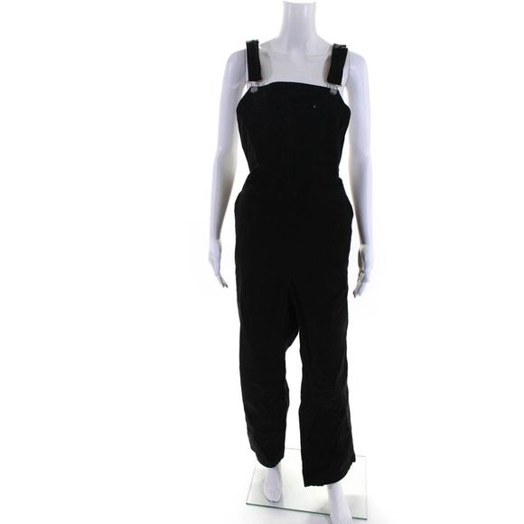 Everlane Pants - Everlane Womens Black The Canvas Overalls Size 12